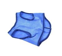 IOIUSKKU Dog Cooling Vest Portable Evaporative Cooling Coat Lightweight Ice Pet Vest Summer Outdoor Activities Mesh Ice Pet Small Medium Large Dogs Breathable, Blue, L