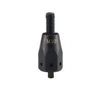 IOIUSKKU Drill Head Pull Stud Nuts Riveter Kit Compatible with 12-36V Electric Drill and Durable Alloy Steel Forged Pipe Head for Home Tool Kit Rivet Nut Tool Powered Accessories, M10