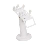 IOIUSKKU Durable Credit Card Machine Stand POS Terminal Securely Holds Payment Terminal With Adjustable Clamp And Tilt Mechanism Stand POS With Handle 270° Swivel 30° Tilt, White, 10.5x15.3cm