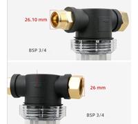 IOIUSKKU Durable Hose Connectors Attachment Standout Metal Couplers For Garden Hose Filter Connectors Sediment Away According To Needs Permanent Mesh Filter Does Not To Be Replaced And Is Easy Clean
