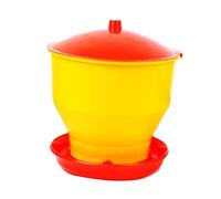 IOIUSKKU Easy Clean Chicken Water Feeding Bucket Promotes Hygiene Maintaining Healthy Environment In Poultry Farms Parakeets Poultry Hen Supplies Pet WaterDispenser, 4kg Feeder