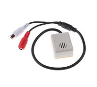 IOIUSKKU Flexible Camera Microphone Audio 5mm Connector Enhanced Sound Clarity Pickup Device