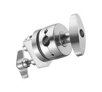 IOIUSKKU Heavy Duty Turntable Flag Board Clamp Accessory Durable Grip Swivel Head For Secure Fixation Ensuring Durability And Stability. Is Designed To, Silver, 4mm 11mm 15mm 16mm