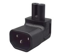 IOIUSKKU IEC320 C14 To C7 Power Adapter C14 3 Pin Male To C7 Figure 8 Female Plug High Performance Durable Connection Solution 3 Pin Male Figure 8 Female Power Plug