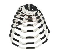 IOIUSKKU Innovative Black and White High Contrast Mobile Toy Maximizes Visual Development with Attractive Patterns for Young Children Baby Crib Rattles Hanging Decoration Sensory