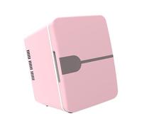 IOIUSKKU Little Tiny Fridge Beauty Makeup Storage Container Compact Efficient Fridge For Both Home Outdoors Travels Mini 4L Beauty Makeup Skincare Mini, Pink