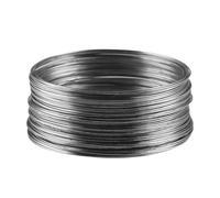 IOIUSKKU Memory Wire And 50 Loops Jewelry Wire For Jewelry Making Essential Metal Beading For Bracelets And Necklaces Memory Steel Earrings DIY Crafts Cuff Bangle, Gray Black