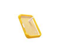 IOIUSKKU Mesh Grids Toilet Pee Pad Holder Keeps Pets Comfortable Easy Cleanup Indoor Solution For All Dog Breeds Mesh Grids Pet Training Toilet Pee Pad Holder Indoor Dog Potty Tray Dogs