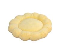 IOIUSKKU Non Slip Round Pets Pad Flower Donut Fluffy Puppy Bed Practical Comfortable Accessory Double Sided Plush Pets Nest Is Not Only Adorable But Also Practical