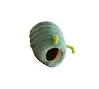 IOIUSKKU Non Slip Waterproof Bottom On Caterpillar Shape Cat Beds Keeps Securely In Place For Peaceful Sleeping Experience Caterpillar Shape Dog Cushion Nest No Deformation
