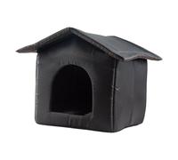 IOIUSKKU Outdoor Pet Shelter Is Key Solution For Stray Cats And Small Dogs Needing Shelter In Winter Rain Or Snow Pet House Winter Oxford Cloth Stray Cats