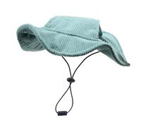 IOIUSKKU Outdoor Sun Dog Bonnet With Adjustable Drawstring Small Medium Dogs Enjoying Sunshine Adjustable Chin Strap Pet Baseball Hat Cap Dogs With Chin Strap For Dog, Grreen, M
