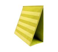IOIUSKKU Pocket Chart Double Sided Tabletop Desktop Pocket Chart Self Standing Teaching Classroom Pockets Folding Gift Option Self Standing Teaching Classroom Charts, Yellow, 30.5x15.2x33.5cm