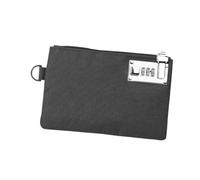 IOIUSKKU Portable Lockable Male Wallet Cash Pouch for Jewelry Travel Size Compact Storage Bag Designed with Security in Mind Lockable Money Purse Money Pouch, Black, 20.6x13.3cm
