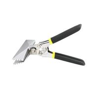 IOIUSKKU Precision Sheet Metal Bending Plier Hand Seamers Sheet Metal Tools Professional Processing Hand Seamers Tools Pliers, Black, Silver, 150mm Straight Head