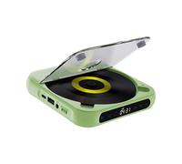 IOIUSKKU Rechargeable Portable CD Player With User Friendly Interface Language Learners And Daily Providing 7 Hours Of On Full. Compact Size And Lightweight Easy To Carry, Green, 135x135x25mm