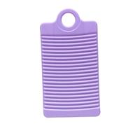 IOIUSKKU Rectangle Washboard Washing Clothes Board Travel Friendly Easy to Handle with Strong Clip Fixed Groove Mini Washboard Washing Board for Kids Shirt Clean , Violet , 31.5x16.8cm