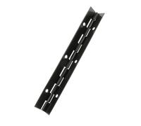 IOIUSKKU Reliable Continuous Hinge Stainless Steel Piano Hinges Heavy Duty Hinge for Cabinets Tool Sheds and Home Improvement Projects Heavy Duty Piano with Holes for Cabinet, Black, 150x30x1mm