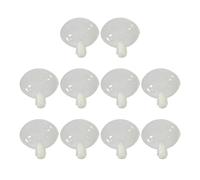 IOIUSKKU Replacement Squeakers Insert Squeakers For Toys Features With Easy Using Options For Crafts Valued PackageThere Are 10 Toy To Diy Various Pets Toys Or Kids, Transparent, 3.5cm