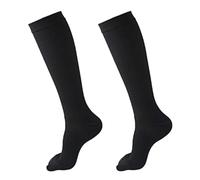 IOIUSKKU Running Compression Socks Offer Cool Dry Comfort While Supporting Healthy Circulation for Active Indoor and Outdoor Compression Socks for Women Men Knee High, Black, L/XL