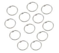 IOIUSKKU Rustproof Silver Keychain Key Rings Home School Organization DIY Bathing Area Decor Ideas Outer Diameter5.5cm/2.17inch Silver Keychain Key Rings For Home School Office