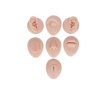 IOIUSKKU Silicone Eye Body Parts Model For Artists Easy To Reusable Body Piercing Practice Training Simulations Silicone Eye Parts Model Reusable Artist Portable Practice Training Makeup