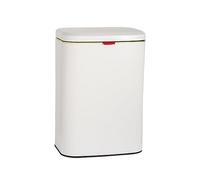 IOIUSKKU Stainless Steel Garbage Bin For Kitchen Easy Installation Odor-Free And Stainless Steel Is Sturdy Durable, 8L matte white