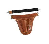 IOIUSKKU Storage Bag Tool Belt Organizer Pouch For Men Convenient Waist Providing Easy Access And Preventing Damage To Tools During Tool Belt Organizer Pouch For Men With Multi Slots , Brown , 25*30cm