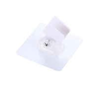 IOIUSKKU Strong Adhesive Shower H Holder Durable Bathroom Bracket With Adjustable Angle Antirust Shower Head Holder Waterproof, White, 7.2x7.2cm