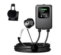 IOIUSKKU Type 2 EV Charger 7KW 32A Electric Vehicle Charging Stations 5M Cable Home Car Smart EV Wall Charging Charger (Color Screen)