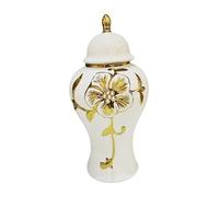 IOIUSKKU Versatile Ginger Jar Ceramic Decoration Storage Pot Ceramic Ginger Jar For Home And Event Decoration Gifts Plants Holder With Lid Gifts