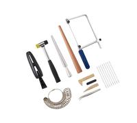 IOIUSKKU Versatile Jewellery Making Tool Jewellers Measuring Stick Mandrel Ring Sizer Gauge Set Adjustable and Easy to