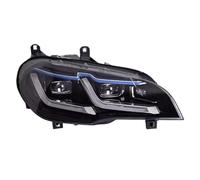 IOKSDD Car Compatible for X5 E70 2007-2013 Headlights Drl H-ella Led Bi Xenon Bulb Fog Lights Accessory Head Lamp(2007-2010)