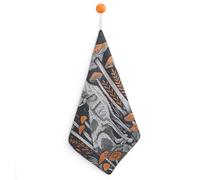 IOLVSHGH 1PCS Kitchen Hand Towel 1PCS Absorbent Microfiber Cleaning Cloth Super Soft Hand Towels with Hanging Loop Funny Dish Towels for Kitchen Decor Tea Towel Fast Drying Cleaning Cloths