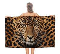 IOLVSHGH Depict A Leopard Beach Towels Oversized 31"X 51" Extra Large Microfiber Pool Towel Sand Free Lightweight Beach Blanket Absorbent Quick Dry Bath Towels for Swim Pool Yoga Gym Camping
