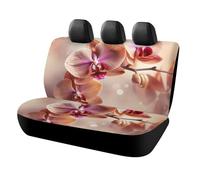 IOLVSHGH Orchid on Background Car Seat Covers Protector Waterproof & Breathable Automotive Seat Covers Non-Slip Auto Backseat Cover Universal Accessories Rear Seats Cover for Cars SUV Truck