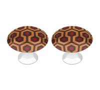 IOLVSHGH Shining Overlook Kitchen Cabinet Knobs 2 Pack Bathroom Drawer Pulls Metal Dresser Knobs with Screw Cabinet Hardware Round Cabinet Handles for Cupboard Closet Bifold Door