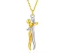 Ioly's Hug Necklace for Couples Affection Link Pendant Collar de Abrazo Eterno Unity Jewelry Hugging Necklace Matching Couple Necklaces for Him & Her Love Pendant for Women, Chain 17.7 '' / Pendant