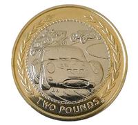 IOM 1998 Vintage Rally Car £2 UNC Coin - with Airtite Capsule Holder in a Pouch Wallet