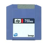 Iomega 32479 Zip Disk 750MB PC/Mac 1 Piece [Not Compatible With 100MB And 250MB]