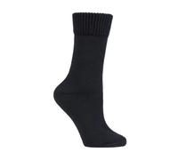 IOMI 1 Pack Extra Wide Thermal Oedema Socks for Swollen Legs & Feet - 9-11 UK - Black