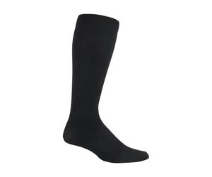 IOMI 1 Pack Mens 18 mmHg Graduated Compression Flight Socks for DVT - 6-8.5 UK - Black