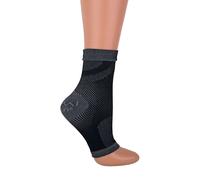IOMI 1 Pack Pain Relief Plantar Fasciitis Compression Sleeve Socks with Arch Support - M/L - Black