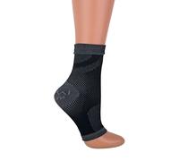 IOMI 1 Pack Pain Relief Plantar Fasciitis Compression Sleeve Socks with Arch Support - S/M - Black