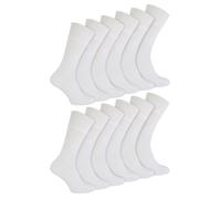 IOMI - Mens Extra Wide Seamless Diabetic Bamboo Socks |12 Pair Non Elastic Socks