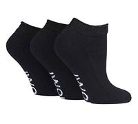 IOMI - Mens Extra Wide Trainer Diabetic Socks 3 Pack Cotton Non Elastic