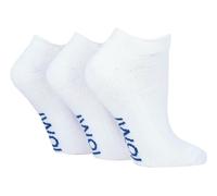 IOMI - 3 Pairs Extra Wide Loose Cotton Trainer Diabetic Socks for Swollen Ankles