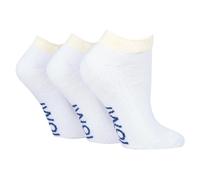 IOMI - 3 Pairs Extra Wide Loose Cotton Trainer Diabetic Socks for Swollen Ankles