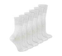 IOMI - 6 Pack Ladies Diabetic Bamboo Socks | Extra Wide Seamless Loose Non Elastic Socks for Women