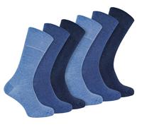IOMI - 6 Pack Mens Diabetic Bamboo Socks